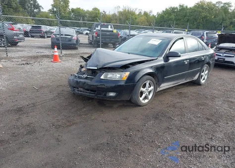 2007 Hyundai Sonata Limited/Se V6 z USA, uszkodzony, nr VIN 5NPEU46F57H187990